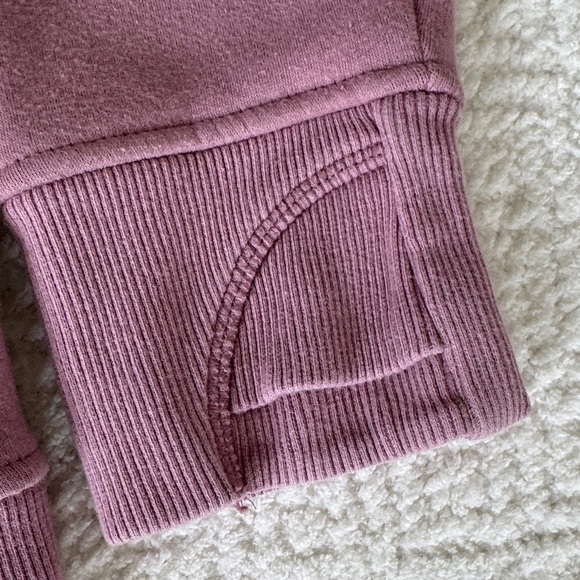 ATHLETA COZY KARMA LONGER HOODIE Sugarplum Mauve Size L - Picture 9 of 12